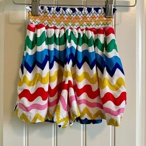 Mini Boden Multicolored Culotte Shorts size 6/7